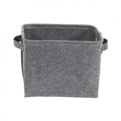 Compactor Paniers Et Corbeilles Panier De Rangement En Feutrine 29x24cm -Accessoires de cheminée Soldes panier de rangement en feutrine 29x24cm 4