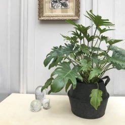 Compactor Paniers Et Corbeilles Panier De Rangement En Feutrine H25cm -Accessoires de cheminée Soldes panier de rangement en feutrine h25cm 4