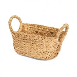 Compactor Paniers Et Corbeilles Panier De Rangement En Jacinthe D'eau Tressée 36x19cm