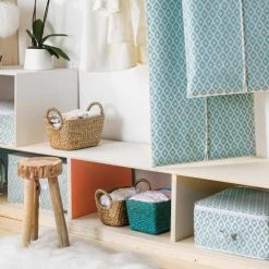 Compactor Paniers Et Corbeilles Panier De Rangement En Jacinthe D'eau Tressée 36x19cm -Accessoires de cheminée Soldes panier de rangement en jacinthe d eau tressee 36x19cm 5