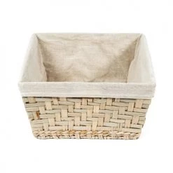 Compactor Paniers Et Corbeilles Panier De Rangement En Jonc De Mer 43,5x34cm -Accessoires de cheminée Soldes panier de rangement en jonc de mer 43 5x34cm 5