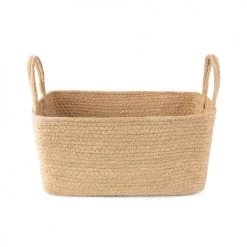 Compactor Paniers Et Corbeilles Panier De Rangement En Jute 29x20cm -Accessoires de cheminée Soldes panier de rangement en jute 29x20cm 1