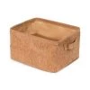 Compactor Paniers Et Corbeilles Panier De Rangement En Liège Naturel 25x20cm -Accessoires de cheminée Soldes panier de rangement en liege naturel 25x20cm