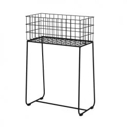 Bloomingville Paniers Et Corbeilles Panier De Rangement En Métal Noir