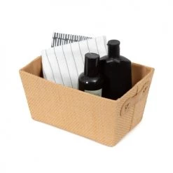 Compactor Paniers Et Corbeilles Panier De Rangement En Papier Tissé 23,5x16cm -Accessoires de cheminée Soldes panier de rangement en papier tisse 23 5x16cm 3