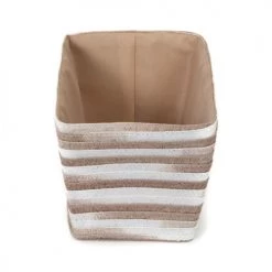 Compactor Paniers Et Corbeilles Panier De Rangement En Papier Tissé 29x18cm -Accessoires de cheminée Soldes panier de rangement en papier tisse 29x18cm 5