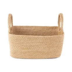 Compactor Paniers Et Corbeilles Panier De Rangement Jute 24x15cm -Accessoires de cheminée Soldes panier de rangement jute 24x15cm 2