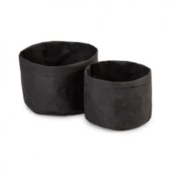 Compactor Paniers Et Corbeilles Panier De Rangement Noirs - Lot De 2