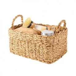 Compactor Paniers Et Corbeilles Panier De Rangement Tressé 29x20cm -Accessoires de cheminée Soldes panier de rangement tresse 29x20cm 4