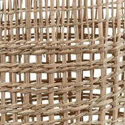 Beliani Paniers Et Corbeilles Panier En Algues Naturel -Accessoires de cheminée Soldes panier en algues naturel 3