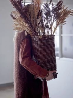 Bloomingville Paniers Et Corbeilles Panier En Arurog Brun -Accessoires de cheminée Soldes panier en arurog brun 2