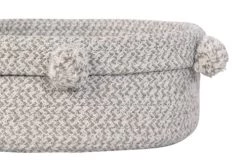 Lorena Canals Paniers Et Corbeilles Panier En Coton Beige 12xØ30 -Accessoires de cheminée Soldes panier en coton beige 12xoe30 2