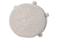 Lorena Canals Paniers Et Corbeilles Panier En Coton Beige 12xØ30 -Accessoires de cheminée Soldes panier en coton beige 12xoe30 3