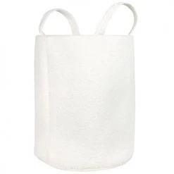 Maisons Du Monde Paniers Et Corbeilles Panier En Coton Blanc