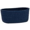 Maisons Du Monde Paniers Et Corbeilles Panier En Coton Bleu -Accessoires de cheminée Soldes panier en coton bleu 1000 13 25 228272 1
