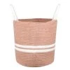 Stof Paniers Et Corbeilles Panier En Coton Blush -Accessoires de cheminée Soldes panier en coton blush