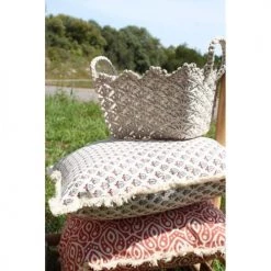 Pirouette Paris Paniers Et Corbeilles Panier En Crochet Rigide -Accessoires de cheminée Soldes panier en crochet rigide 1