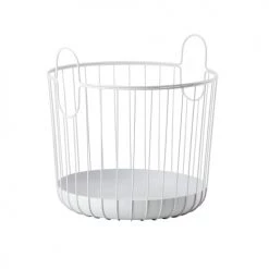 Zone Denmark Paniers Et Corbeilles Panier En Fer Gris Clair