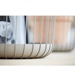 Zone Denmark Paniers Et Corbeilles Panier En Fer Taupe -Accessoires de cheminée Soldes panier en fer taupe 13