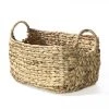 Casâme Paniers Et Corbeilles Panier En Jacinthe D'eau Avec Poignées - L46xP27xH27 - Beige -Accessoires de cheminée Soldes panier en jacinthe d eau avec poignees l46xp27xh27 beige