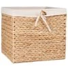 Maisons Du Monde Paniers Et Corbeilles Panier En Jacinthe D'eau écru Et Beige -Accessoires de cheminée Soldes panier en jacinthe d eau ecru et beige 1000 13 2 228782 1