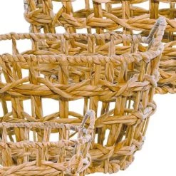 Sensei Maison Paniers Et Corbeilles Panier En Jacinthe D'eau H 28 Cm Naturel L -Accessoires de cheminée Soldes panier en jacinthe d eau h 28 cm naturel l 1