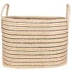Maisons Du Monde Paniers Et Corbeilles Panier En Jonc De Mer Beige -Accessoires de cheminée Soldes panier en jonc de mer beige 1000 13 32 227541 1