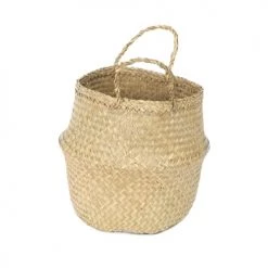 Compactor Paniers Et Corbeilles Panier En Jonc De Mer Naturel H26cm -Accessoires de cheminée Soldes panier en jonc de mer naturel h26cm 2