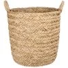 Maisons Du Monde Paniers Et Corbeilles Panier En Jonc De Mer Tressé Main H30 -Accessoires de cheminée Soldes panier en jonc de mer tresse main h30 1000 14 30 216305 1