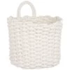 Maisons Du Monde Paniers Et Corbeilles Panier En Maille De Coton Blanc -Accessoires de cheminée Soldes panier en maille de coton blanc 1000 8 8 228624 1