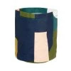 Maisons Du Monde Paniers Et Corbeilles Panier En Papier à Motifs Géométriques Roses, Bleus Et Blancs -Accessoires de cheminée Soldes panier en papier a motifs geometriques roses bleus et blancs 1000 3 7 227106 1