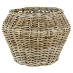 Maisons Du Monde Paniers Et Corbeilles Panier En Rotin Marron H44