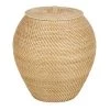 Maisons Du Monde Paniers Et Corbeilles Panier En Rotin Tressé Blanc -Accessoires de cheminée Soldes panier en rotin tresse blanc 1000 8 33 225615 1