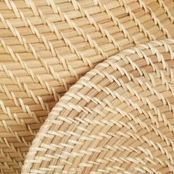 Maisons Du Monde Paniers Et Corbeilles Panier En Rotin Tressé Blanc -Accessoires de cheminée Soldes panier en rotin tresse blanc 1000 8 33 225615 3