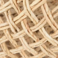 Grenier Alpin Paniers Et Corbeilles Panier En Tressage Abaca (set De 2) -Accessoires de cheminée Soldes panier en tressage abaca set de 2 3