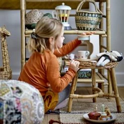 Bloomingville Paniers Et Corbeilles Panier Forme Girafe En Jacinthe D'eau Naturel -Accessoires de cheminée Soldes panier forme girafe en jacinthe d eau naturel 2