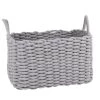 Maisons Du Monde Paniers Et Corbeilles Panier Rectangulaire En Coton Gris -Accessoires de cheminée Soldes panier rectangulaire en coton gris 1000 11 23 205966 1