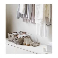 Meubletmoi Paniers Et Corbeilles Panier Rectangulaire En Kubu -Accessoires de cheminée Soldes panier rectangulaire en kubu 2