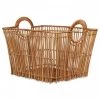 Wadiga Paniers Et Corbeilles Panier Rectangulaire En Rotin Naturel 40x32cm -Accessoires de cheminée Soldes panier rectangulaire en rotin naturel 40x32cm