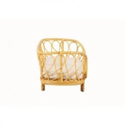 Beau Rivage Paniers Et Corbeilles Panier Rectangulaire Pour Chien Et Chat En Rotin Coloris écru -Accessoires de cheminée Soldes panier rectangulaire pour chien et chat en rotin coloris ecru 4