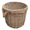Meubletmoi Paniers Et Corbeilles Panier Rond En Kubu Naturel Tressé D.54 Cm Avec Anses -Accessoires de cheminée Soldes panier rond en kubu naturel tresse d 54 cm avec anses