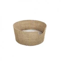 Beau Rivage Paniers Et Corbeilles Panier Rond Pour Chien Et Chat En Jonc De Mer Coussin écru -Accessoires de cheminée Soldes panier rond pour chien et chat en jonc de mer coussin ecru 3