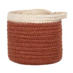 Maisons Du Monde Paniers Et Corbeilles Panier Rouge Et Beige