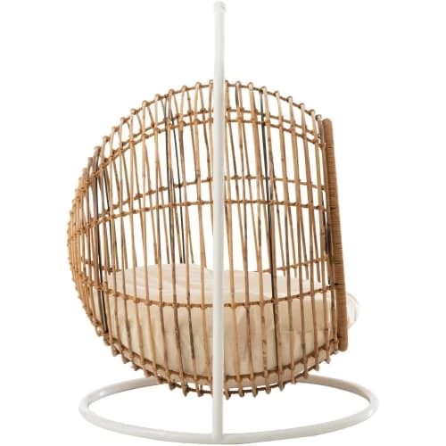 ReCollection Paniers Et Corbeilles Panier Suspendu Chat Bois Clair Rotin 52,5x50,5x75cm 7 ReCollection Paniers Et Corbeilles Panier Suspendu Chat Bois Clair Rotin 52,5x50,5x75cm – Image 5