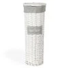 Maisons Du Monde Paniers Et Corbeilles Panier Tressé à Papier Toilette Blanc H 47 Cm -Accessoires de cheminée Soldes panier tresse a papier toilette blanc h 47 cm 1000 10 9 140311 1