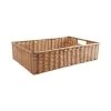 Aubry Gaspard Paniers Et Corbeilles Panière En Rotin Synthétique Avec Passe-main Longueur 60cm