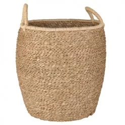 Maisons Du Monde Paniers Et Corbeilles Panière Ronde En Vannerie Ivoire