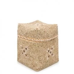 Bazar Bizar Paniers Et Corbeilles Paniers De Fleurs En Perles Naturelles Marron Lot De 3 -Accessoires de cheminée Soldes paniers de fleurs en perles naturelles marron lot de 3 5