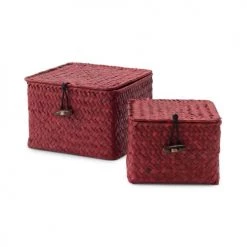 Compactor Paniers Et Corbeilles Paniers De Rangement 15x15cm Et 12x12cm - Lot De 2