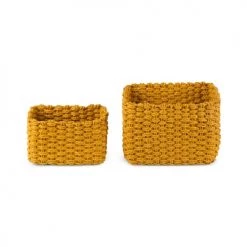 Compactor Paniers Et Corbeilles Paniers De Rangement 21x16cm Et 17x14cm - Lot De 2 -Accessoires de cheminée Soldes paniers de rangement 21x16cm et 17x14cm lot de 2 1